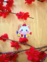 Load image into Gallery viewer, Cat Clown Enamel Pin Front