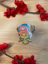 Load image into Gallery viewer, Deer Anime Pirate Enamel Pin Front