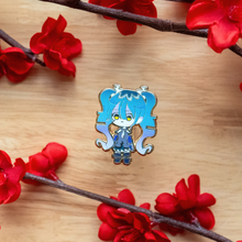 Load image into Gallery viewer, Ghost Miku Enamel Pin