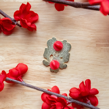 Load image into Gallery viewer, Ghost Miku Enamel Pin Back