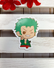Load image into Gallery viewer, Green Anime Pirate Sticker