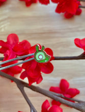 Load image into Gallery viewer, Green MINI Seelie Enamel Pin