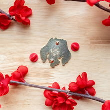 Load image into Gallery viewer, Halloween Miku Enamel Pin Backing