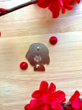 Load image into Gallery viewer, Howl- Black Hair Enamel Pin Back