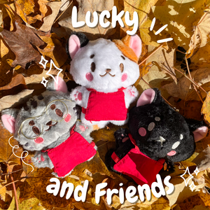 Lucky and Friends Keychain Plush