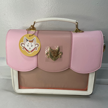 Load image into Gallery viewer, Lucky Ita Bag Pink & White Front
