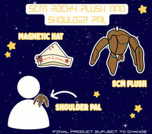 Load image into Gallery viewer, Rocky Plush and hat