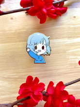 Load image into Gallery viewer, Sophie- Gray Hair Enamel Pin