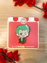 Load image into Gallery viewer, Zoro Enamel Pin Backing Card
