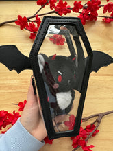 Load image into Gallery viewer, *PREORDER* Coffin &amp; Cat Plush Display Keychain Bags
