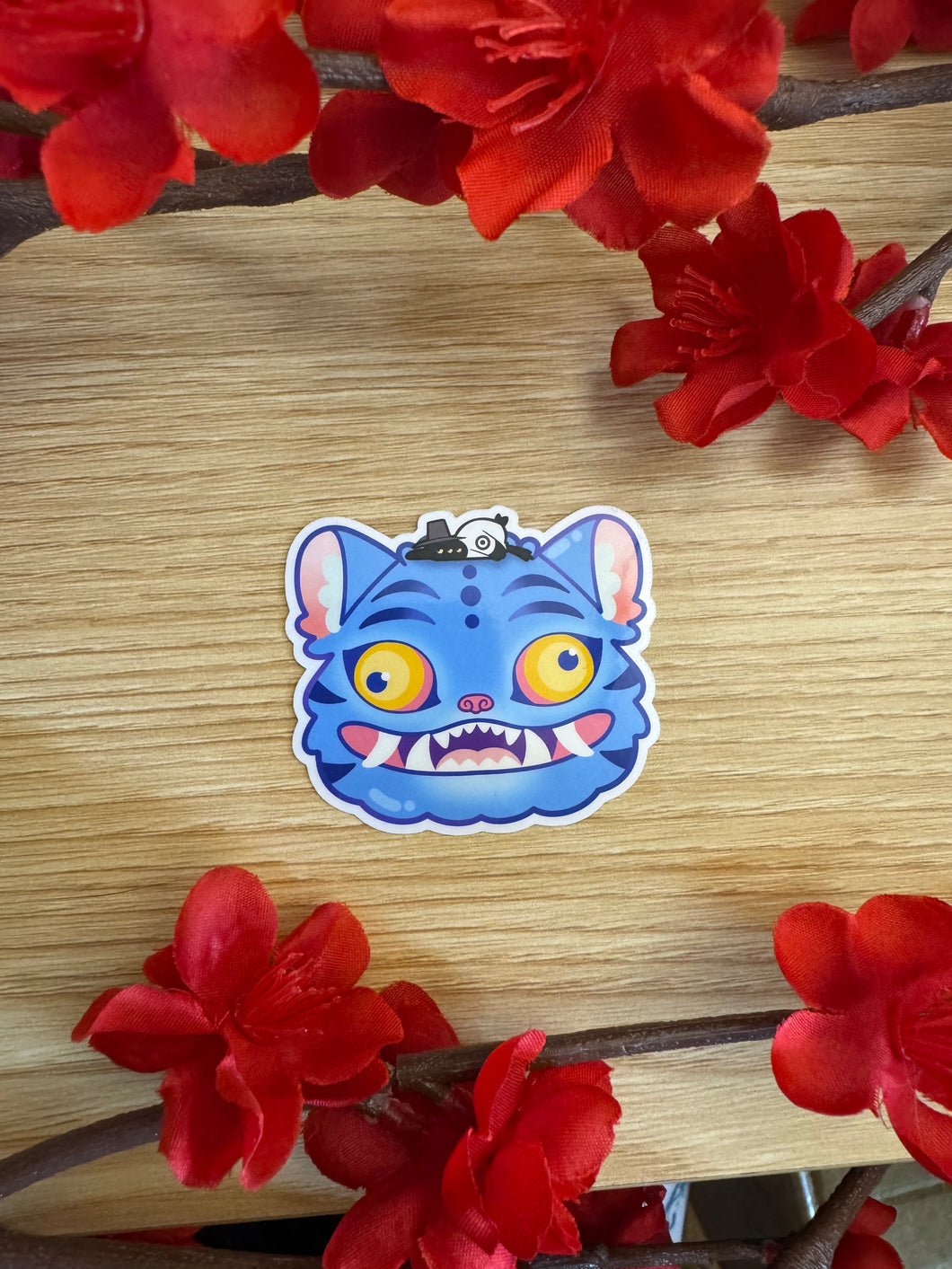 Derpy Tiger Sticker