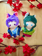 Load image into Gallery viewer, Maomao &amp; Jinshi -  Keychain Plush
