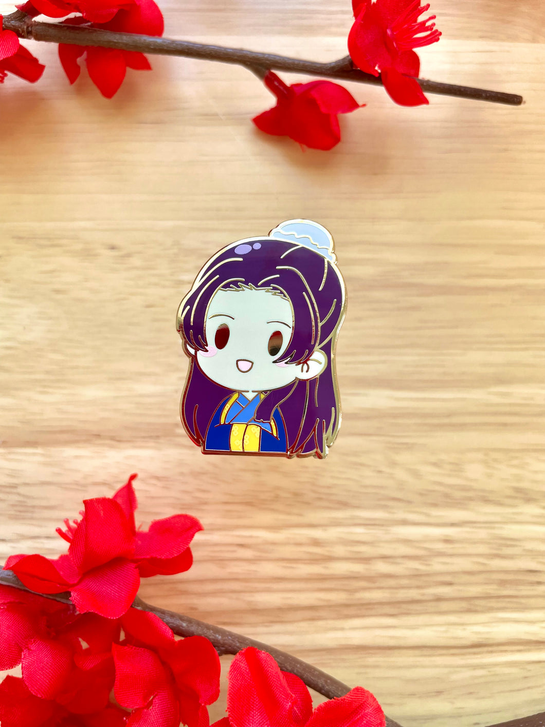 Jinshi Enamel Pin