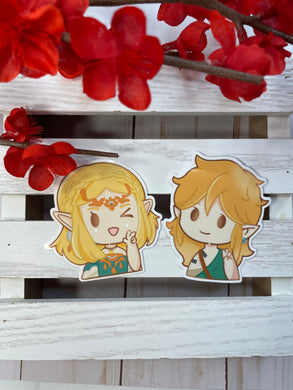 Link and Zelda Stickers