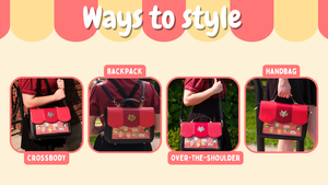 Lucky Ita Bag Red & Black Ways To Style