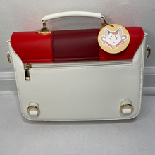 Load image into Gallery viewer, Lucky Ita Bag Red &amp; White Back
