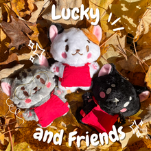 Load image into Gallery viewer, Lucky and Friends Keychain Plush
