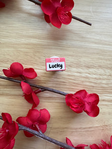 Name Tag Lucky