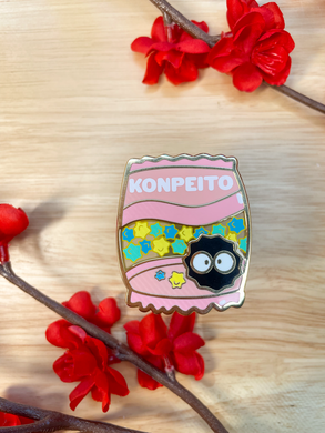 Soot Sprite Enamel Pin