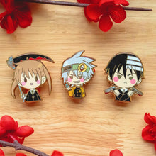 Load image into Gallery viewer, Soul Eater Enamel Pins
