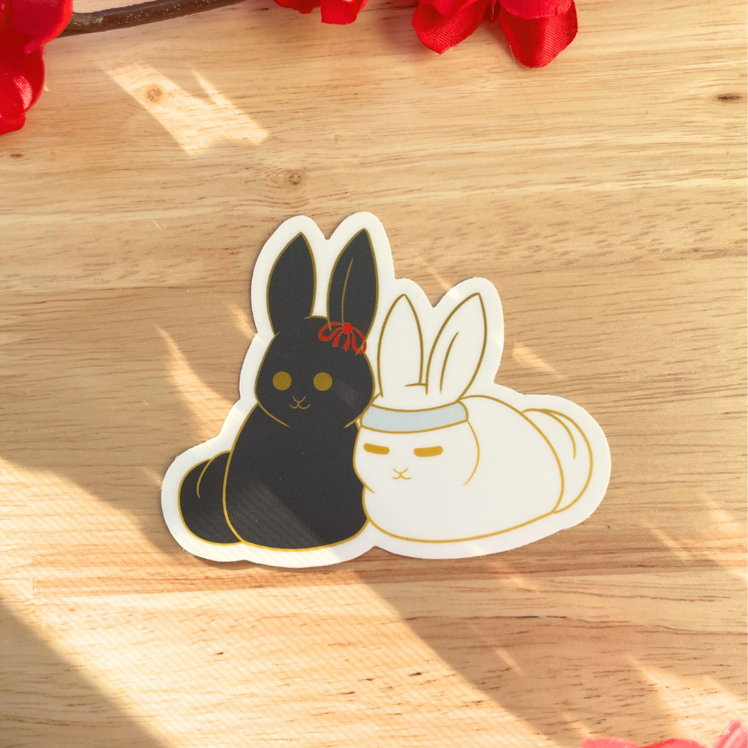 MDZS Wangxian Bunny Stickers