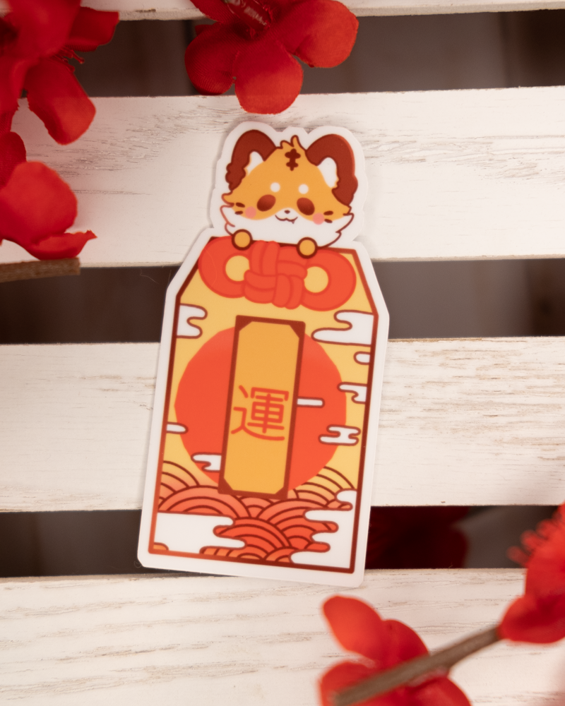Tiger Omamori Sticker