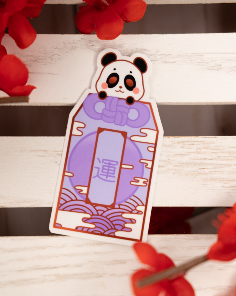 Panda Omamori Sticker