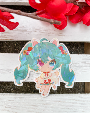 Maneki Neko Miku Sticker