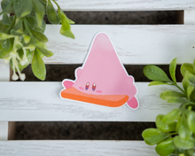 Load image into Gallery viewer, Pink Puff Ball Traffic Cone Sticker
